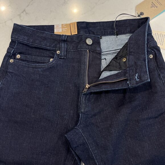 Prana Jeans NEW Mens 28x32 Blue Dark Rinse Hillgard Slim Fit Tapered Leg Organic - Picture 5 of 13